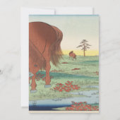 Artiste faire-part de mariage Hiroshige Utagawa (Dos)