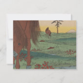 Artiste faire-part de mariage Hiroshige Utagawa (Dos)