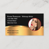 Artiste maquillage beauté classique Carte de visit (Devant)