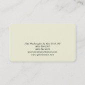 Artiste maquillage en angle rond Carte de visite b (Dos)