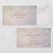 Artiste maquillage simple et subtil Cartes de visi (Devant / Derrière)