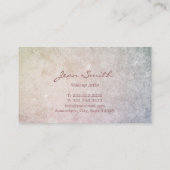 Artiste maquillage simple et subtil Cartes de visi (Dos)