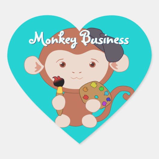 Artiste Monkey Stickers (Voorkant)