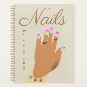 Artiste Ongles Tatouage Main Illustration