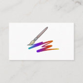 Artiste peintre Carte de visite (Dos)