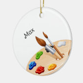 Artiste personnalisé ornement de Noël (Gauche)