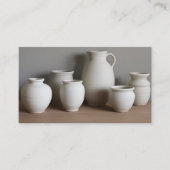 Artiste poterie Carte de visite antique (Devant)