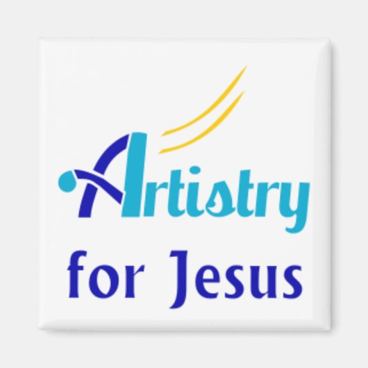 Artiste pour Jésus Magnet (Devant)