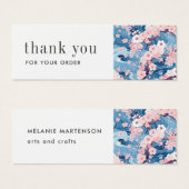 Artiste Produit Sakura Blossom Commande Carte de r (Devant & derrière)
