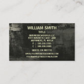 Artiste Rustique Carte de visite (Dos)