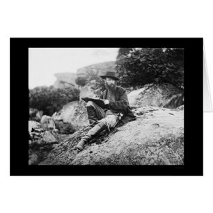 Artiste Sketching the Gettysburg Battlefield 1863