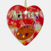 Artiste Tie Dye Ornement (Droite)