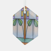 Artiste Tulip Mission Ornement en verre tendu (Avant gauche)