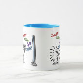 ARTISTE - VIDÉO GAMER Mug par Jeff Willis Art (Centre)