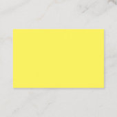 Artiste Voicover Vert Jaune Carte de visite simple (Dos)