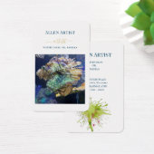 ARTISTES BLANC BUSINESS ET CARTES DE PROFIL DE CON (Bureau)