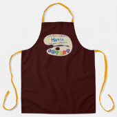 Artistes Palette Peinture Tablier Fumée tablier (Recto)