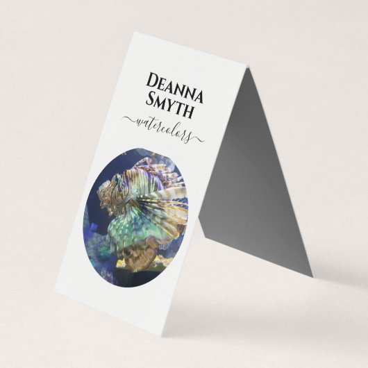 ARTISTES Tente Plier UNIQUE Carte de visite plié (Devant)