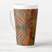 Artistic Abstract Pattern for late mug (Angle gauche)