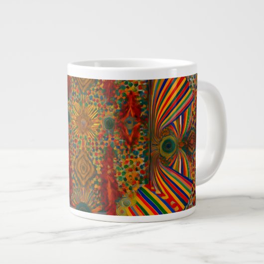 Artistic Abstract Pattern Tie for mug (Devant droit)