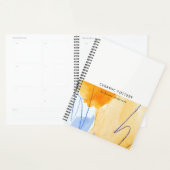 Artistic Abstrait bleu aquarelle (Devant avec enveloppe)