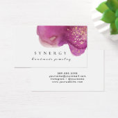 Artistic Abstrait Purple Aquarelle Forme Or Art (Bureau)