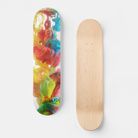 Artistic Adventures: Custom Skateboard Deck Design (Recto)