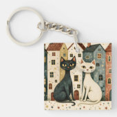 Artistic Cats Sleutelhanger (Voorkant)