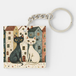 Artistic Cats Sleutelhanger