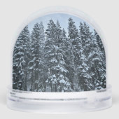 Artistic Christmas Tree Scene Snow Globe (Arrière)