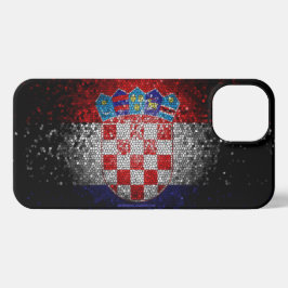 Artistic Croatian Flag iPhone 17 Case | Croatia He 13 Hoesje
