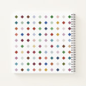 Artistic Diamond Geometric Pattern Stationery Desi Notitieboek (Achterkant)
