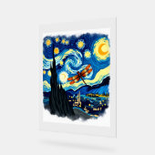 Artistic Dragonfly Shirt Sterrennacht Dragonfly Acryl Bord (Hoek)