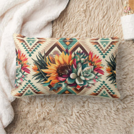 artistic flower pattern pillow kussen