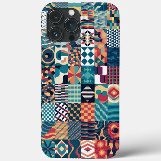 Artistic Grid Collage iPhone / iPad case (Achterkant)