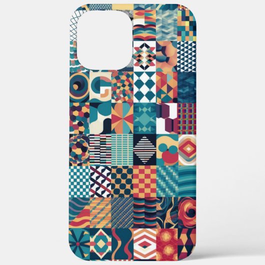 Artistic Grid Collage iPhone / iPad case (Achterkant)