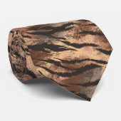Artistic Groomsman Gift Tiger Print Stropdas (Opgerold)