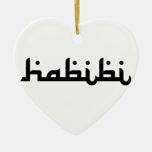 Artistic Habibi Keramisch Ornament (Voorkant)