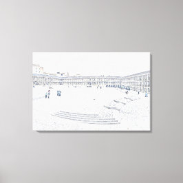 Artistic Halifax Piece Hall Heritage Landmark Canvas Afdruk