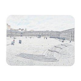 Artistic Halifax Piece Hall Heritage Landmark Magneet