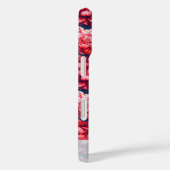Artistic Housewarming Gift Peony Name Case-Mate iPhone Case (Achterkant / Rechts)