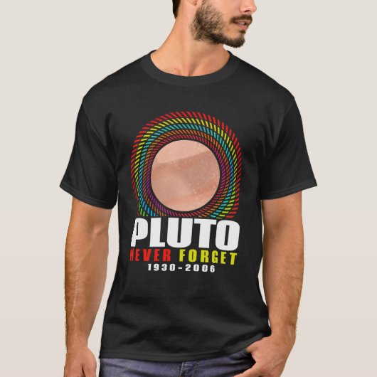 Artistic Little Pluto Artwork T-shirt (Voorkant)