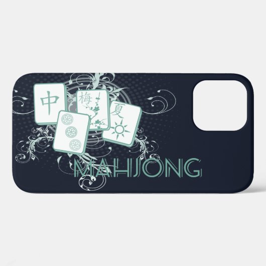 Artistic Mahjong tegels Case-Mate iPhone Case (Achterkant (horizontaal))