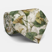 Artistic Mens Accessories Calla Lilies Flower Stropdas (Opgerold)