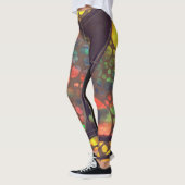 Artistic painting and collage legging pants (Gauche)