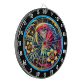 Artistic Parrot Dartboard voor Game Lovers Dartbord (Voorkant Links)