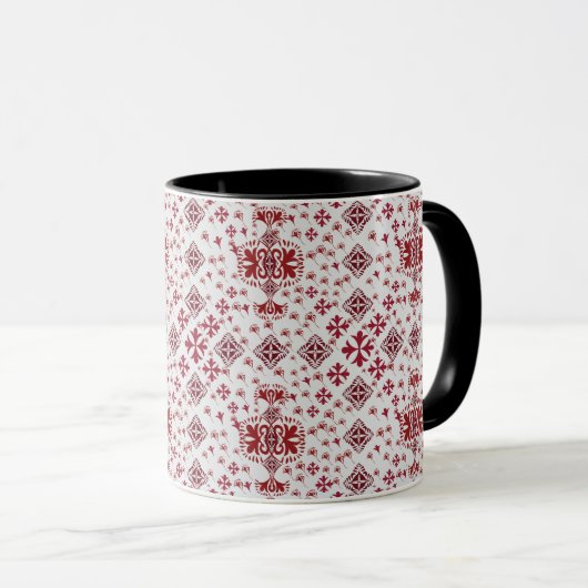 Artistic Pattern Coffee Mug – Stylish Kitchenware  (Devant droit)