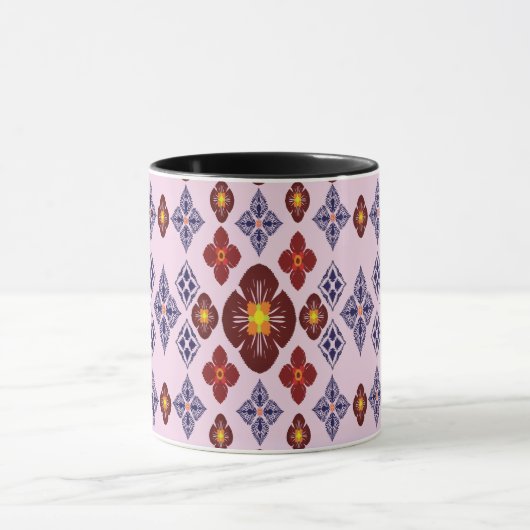 Artistic Pattern Coffee Mug – Stylish Kitchenware (Centre)