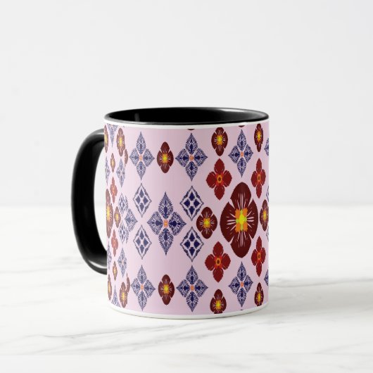 Artistic Pattern Coffee Mug – Stylish Kitchenware  (Devant gauche)