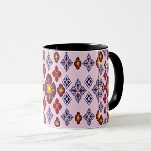 Artistic Pattern Coffee Mug – Stylish Kitchenware  (Devant droit)